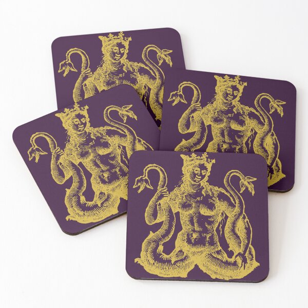 Item preview, Gold Melusina Mermaid - Mardi Gras designed and sold by deusrex007.