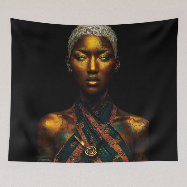 Aperçu de l'œuvre L'art Afro Nova créée et vendue par Blackcanvas444.