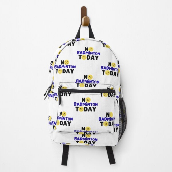 Item preview, funny No badminton Today saying funny badminton lover, sad emoji designed and sold by LuxeGraphix.
