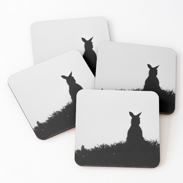 Item preview, Kangaroo silhouette - Goolwa Beach, South Australia  designed and sold by EGRS Photography.