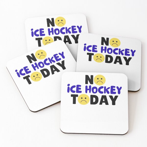 Item preview, funny No ice hockey Today saying funny ice hockey lover, sad emoji designed and sold by LuxeGraphix.