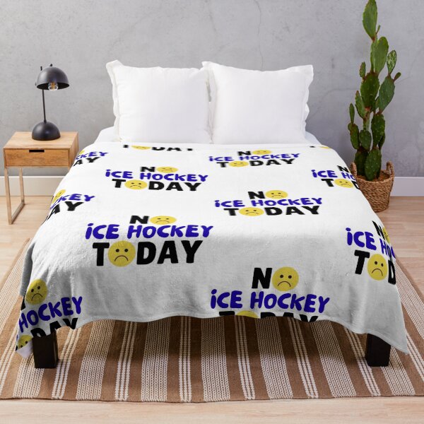 Item preview, funny No ice hockey Today saying funny ice hockey lover, sad emoji designed and sold by LuxeGraphix.