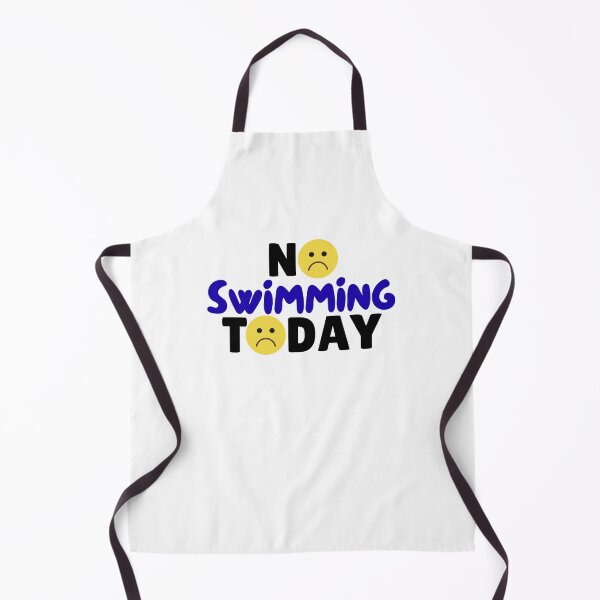 Item preview, funny No swimming Today design funny swimming lover, sad emoji designed and sold by LuxeGraphix.