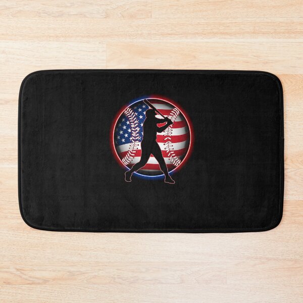 Item preview, American Baseball Player Batter With United States Flag USA designed and sold by facegm.