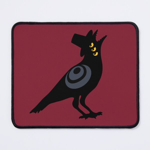 Item preview, Three Eyed Demon Crow in Hat, Sassy Cartoon Crow designed and sold by Aka.Alex.