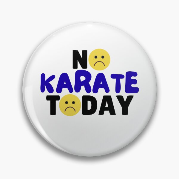 Item preview, funny No karate Today design funny karate lover, hangry emoji designed and sold by LuxeGraphix.