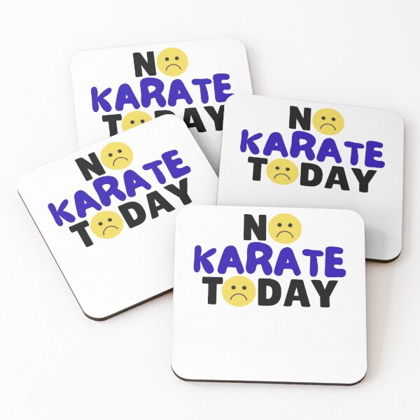 Item preview, funny No karate Today design funny karate lover, hangry emoji designed and sold by LuxeGraphix.
