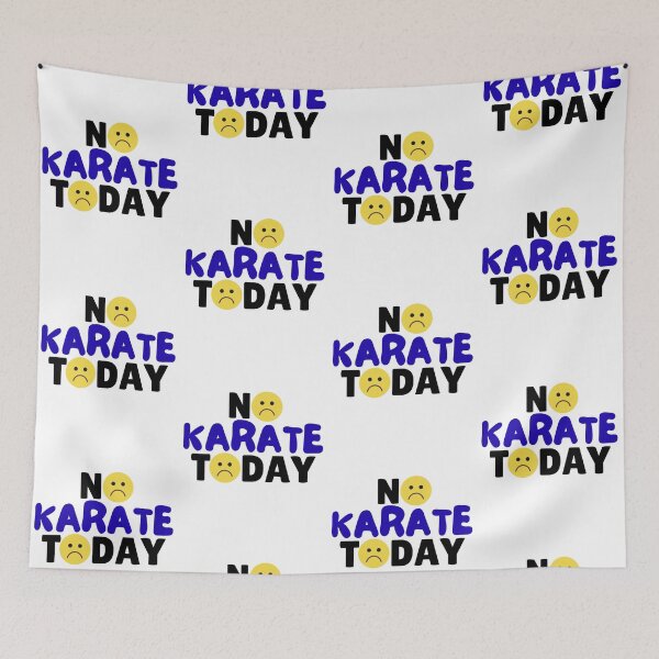Item preview, funny No karate Today design funny karate lover, hangry emoji designed and sold by LuxeGraphix.