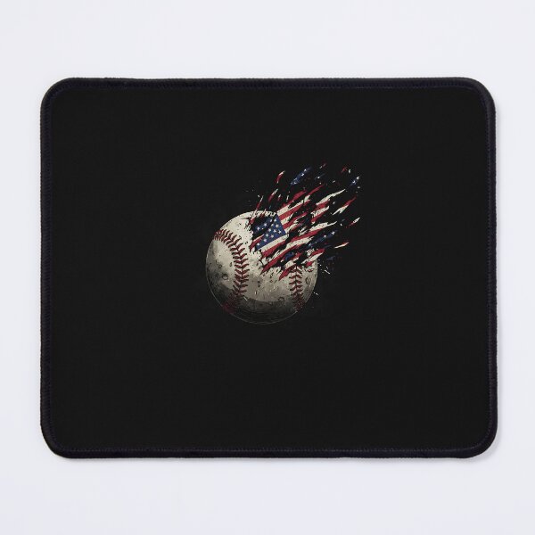 Item preview, American Flag Baseball Player Bat Fan designed and sold by facegm.