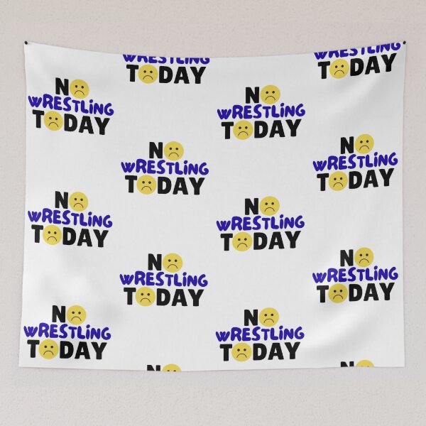 Item preview, funny No wrestling Today graphic martial art lover, hangry face designed and sold by LuxeGraphix.