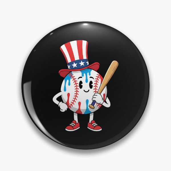 Item preview, Baseball Drip American Flag 4th Of July Boys Patriotic Sport designed and sold by facegm.