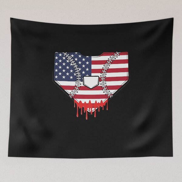 Item preview, Baseball Drip Boy Ice Cream Patriotic American Flag 4th July designed and sold by facegm.