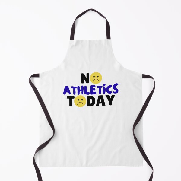 Item preview, funny No athletics Today graphic humor athletics sport fan, sad face designed and sold by LuxeGraphix.