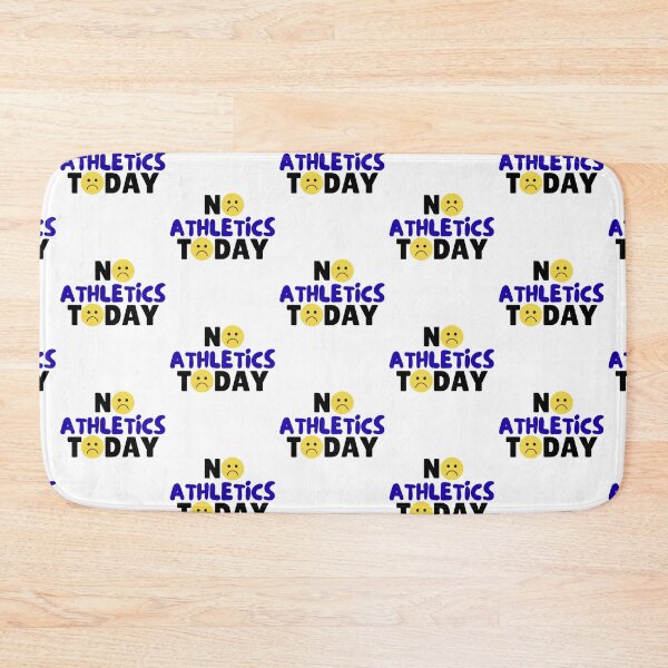 Item preview, funny No athletics Today graphic humor athletics sport fan, sad face designed and sold by LuxeGraphix.