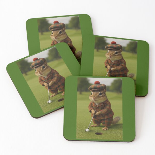 Item preview, Chipmunk Golfer designed and sold by Tridentulus.