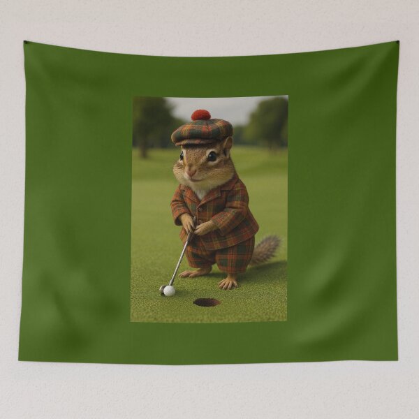 Item preview, Chipmunk Golfer designed and sold by Tridentulus.