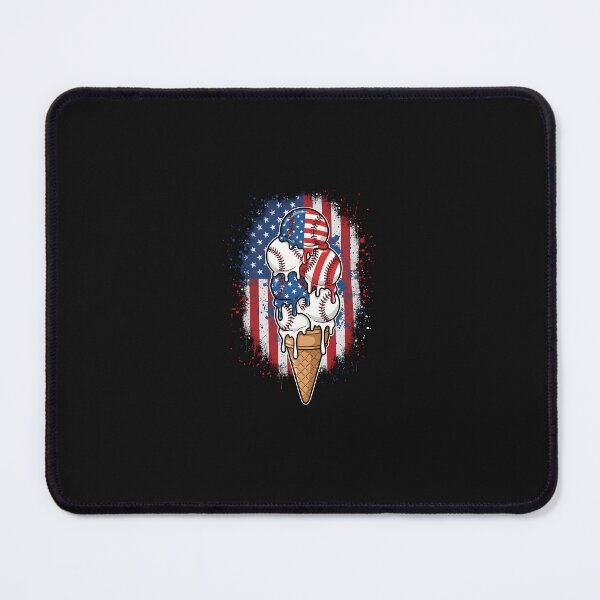 Item preview, Baseball Ice Cream Icecream American Flag Three Baseballs designed and sold by facegm.