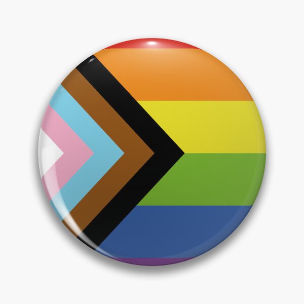 Item preview, Inclusive Pride Flag Pin  designed and sold by Uniiverseciity.