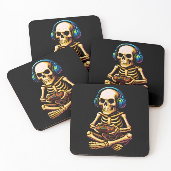 Item preview, Funny Skeleton Halloween Gamer Videogames Lover Boys Girls Kids designed and sold by rafaeltto.
