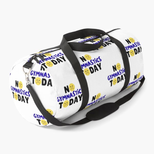 Item preview, funny No gymnastics Today graphic gymnastics sport humor, sad face designed and sold by LuxeGraphix.
