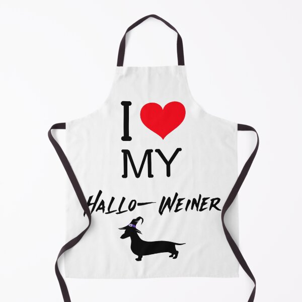 Item preview, I Love My Hallo-Weiner Funny Dachshund Halloween designed and sold by Hintotees.