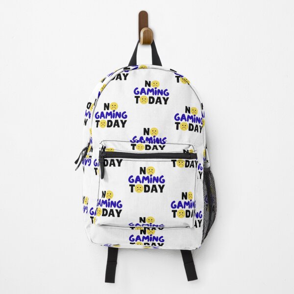 Item preview, funny No gaming Today design video games player humor, unhappy emoji designed and sold by LuxeGraphix.