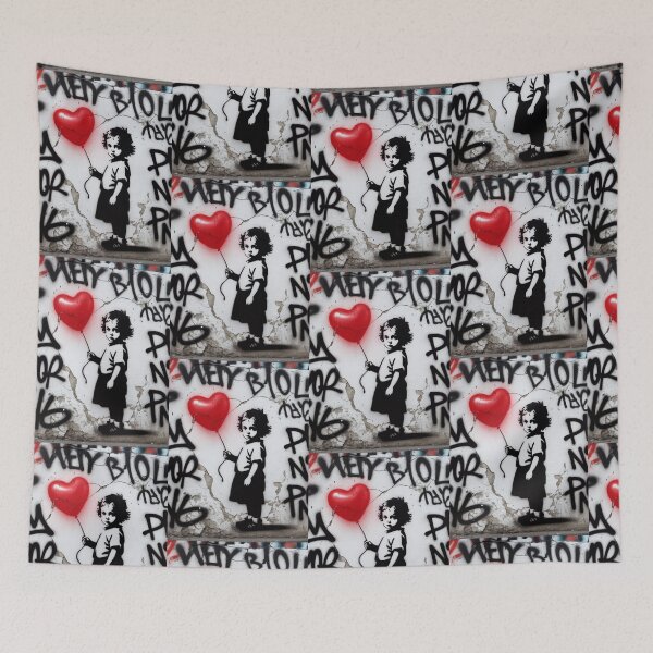 Item preview, Banksy girl ballon vintage designed and sold by martin max.