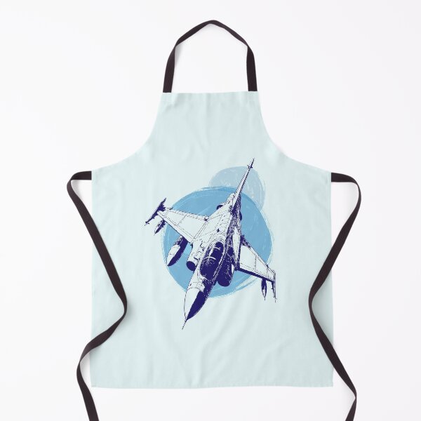 Item preview, Blue Fighter Jet – Bold Aviation Art designed and sold by Way-Of-Art.
