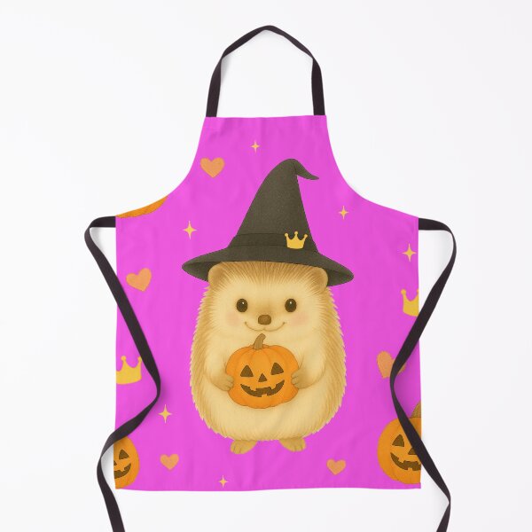 Item preview, Halloween Hedgehog with Pumpkin – Pink designed and sold by HIMEKARI.