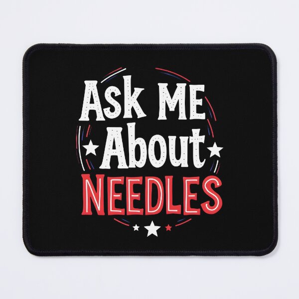 Item preview, Ask Me About Needles Crafters Design in Red, White, and Blue designed and sold by MimsTees.