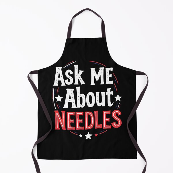 Item preview, Ask Me About Needles Crafters Design in Red, White, and Blue designed and sold by MimsTees.