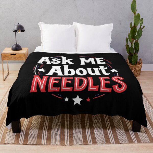 Item preview, Ask Me About Needles Crafters Design in Red, White, and Blue designed and sold by MimsTees.