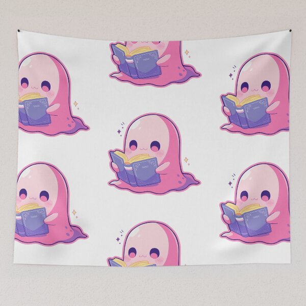 Item preview, Cute Ghost reading a book designed and sold by MendaciousMina.