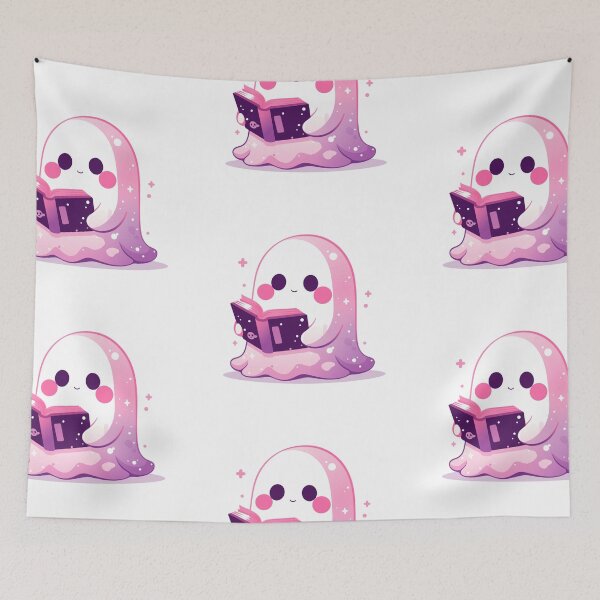 Item preview, Cute Ghost reading a book designed and sold by MendaciousMina.