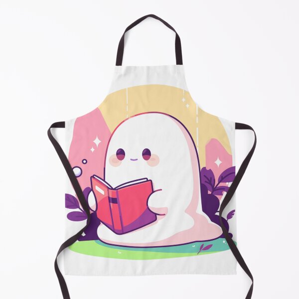 Item preview, Cute Ghost reading a book designed and sold by MendaciousMina.