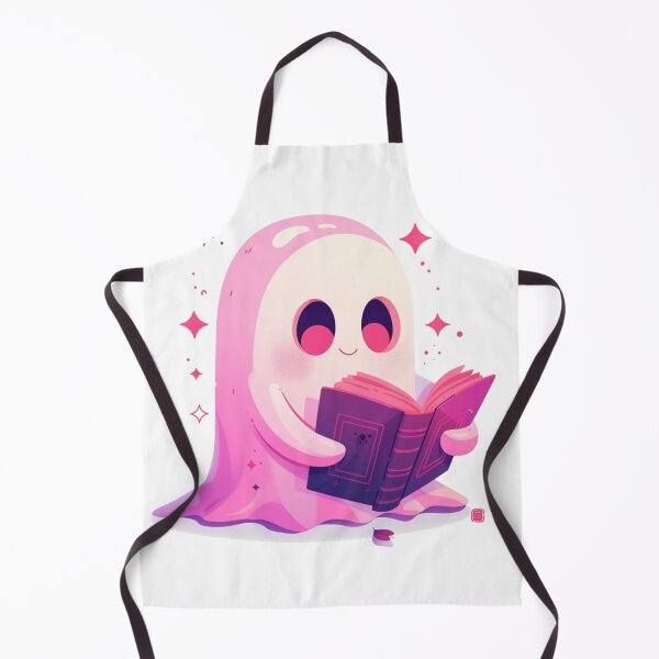Item preview, Cute Ghost reading a book designed and sold by MendaciousMina.