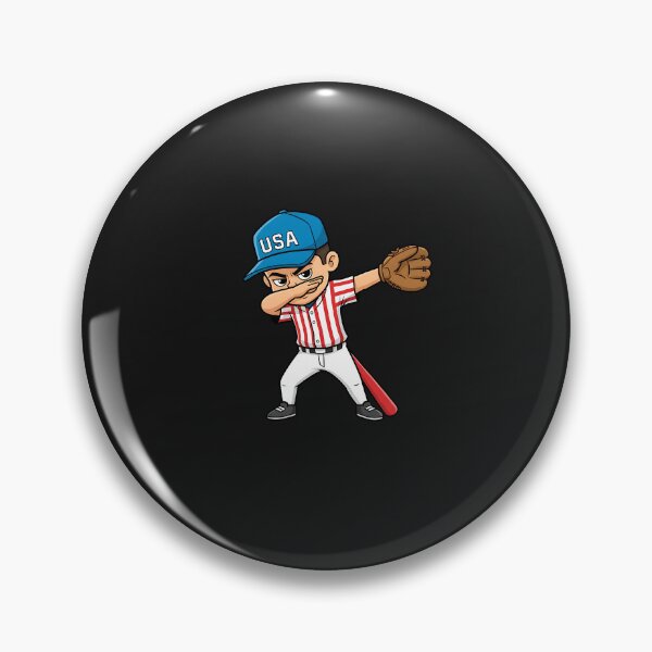 Item preview, Dabbing Baseball Player 4th of July USA American Flag Boys designed and sold by diyoor.