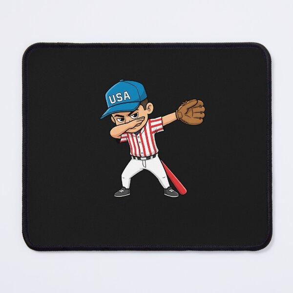 Item preview, Dabbing Baseball Player 4th of July USA American Flag Boys designed and sold by diyoor.