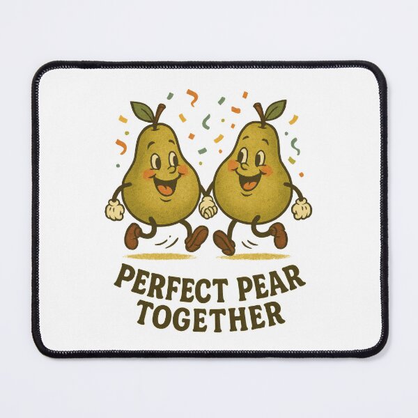 Item preview, Perfect Pear Together | Cute Pun Couple Design for Love and Friendship designed and sold by inkoutninja.