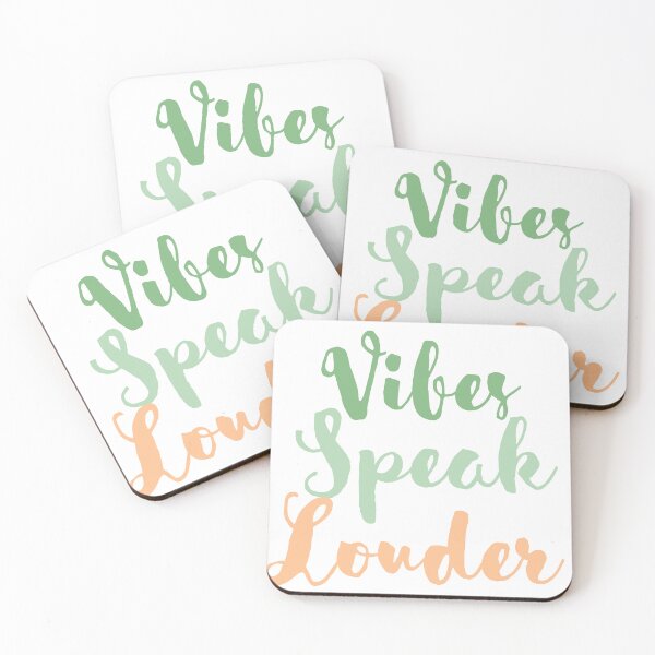 Item preview, Vibes​ Speak​ Louder​ cute​ designed and sold by upupupshop.