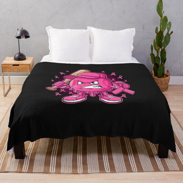 Item preview, Baseball Drip Breast Cancer Awareness Pink Ribbon Graphic  designed and sold by diyoor.