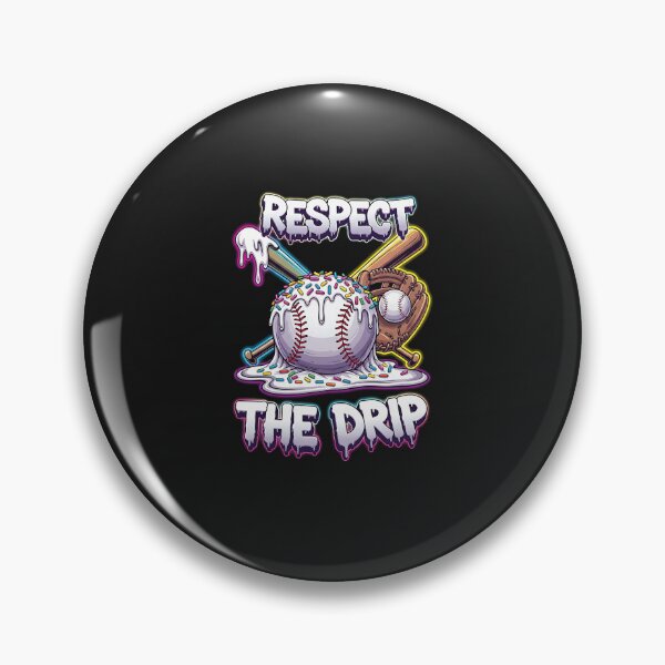 Item preview, Baseball Drip Ice Cream Dripping Respect The Drip designed and sold by diyoor.