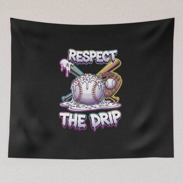 Item preview, Baseball Drip Ice Cream Dripping Respect The Drip designed and sold by diyoor.