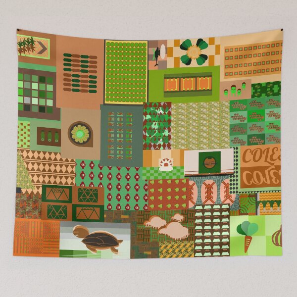 Item preview, Green and brown exploration #30 mosaic  designed and sold by SOUNDtoBy-THoR.