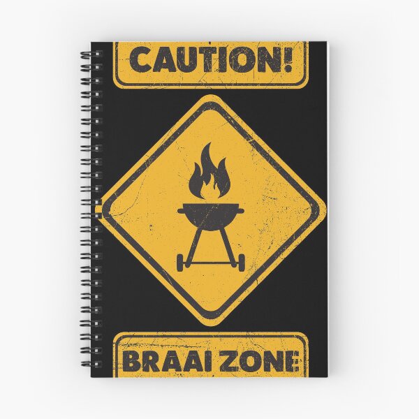 Artikelvorschau, Vorsicht - Braai Zone entworfen und verkauft von Simply Saffa.