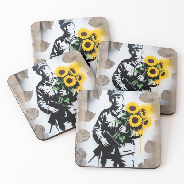 Item preview, Banksy Soldier Flower Gun vintage designed and sold by martin max.