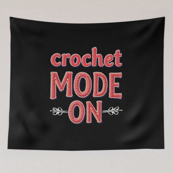 Item preview, Funny Crochet Lovers Text-based Design designed and sold by MimsTees.