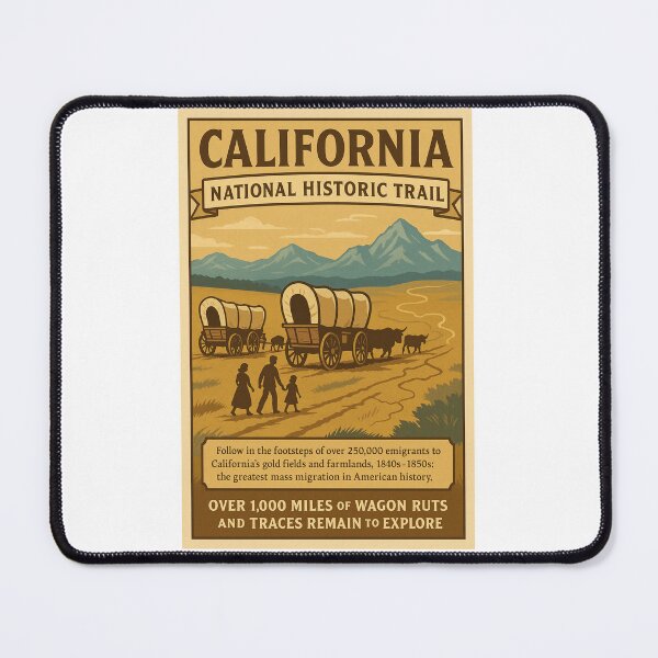 Artikelvorschau, California National Historic Trail entworfen und verkauft von DeBenedetto Digital Designs.