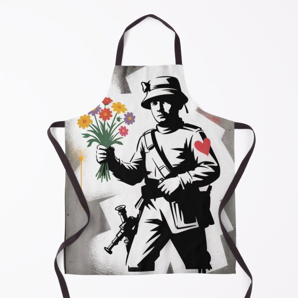 Item preview, Banksy Soldier Flower Gun vintage designed and sold by martin max.