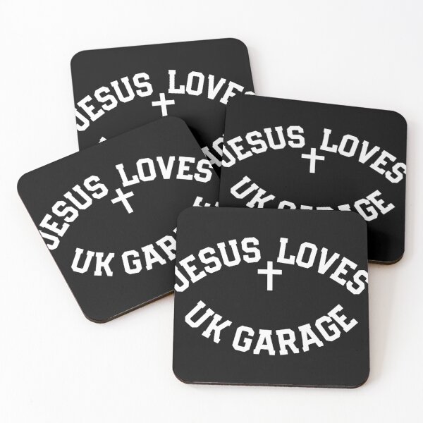 Item preview,  Jesus Loves Uk Garage Slogan designed and sold by ShopGlorious.
